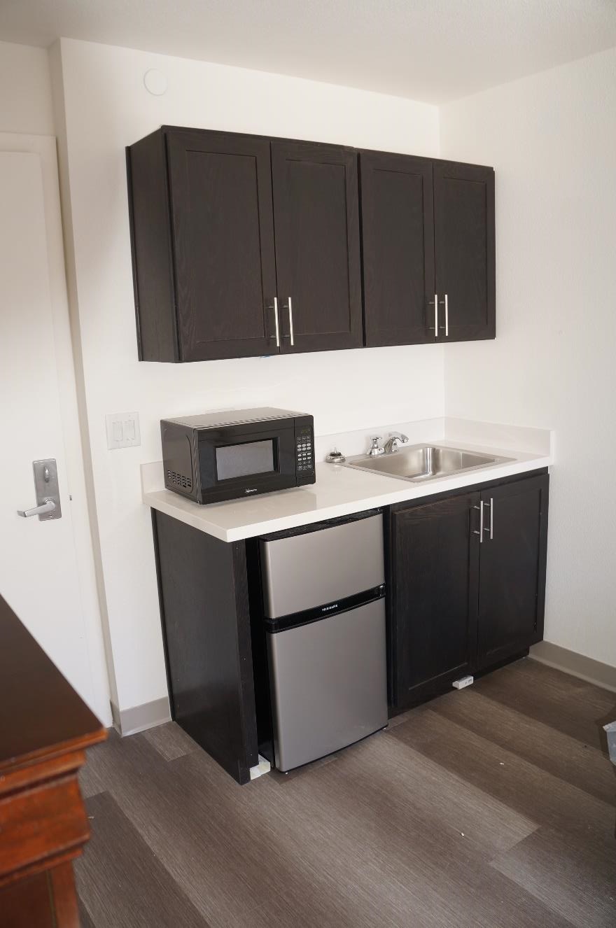 Updated residential kitchenette